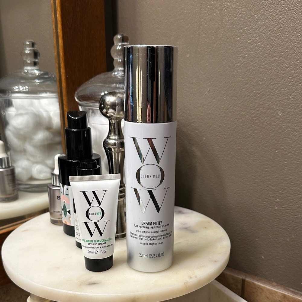 Color Wow Hair Bundle | Dream Filter Treatment + Styling Cream | Barely Used